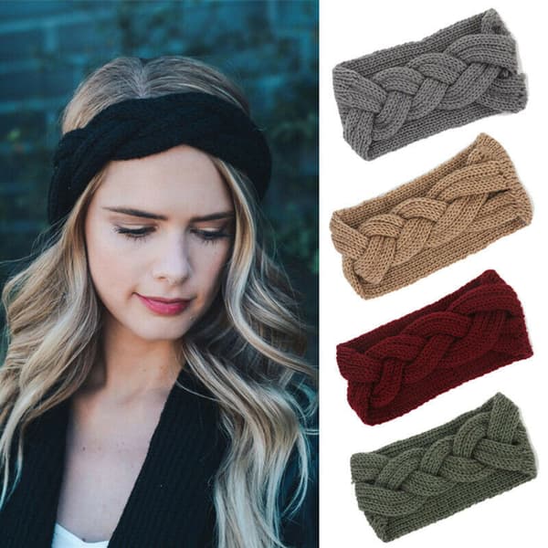 Knitted Wool Headband - Be Trendy & Warm