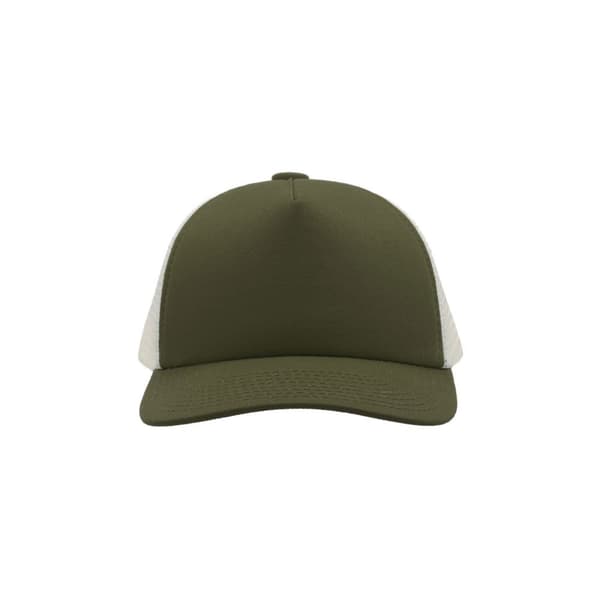 Atlantis Record Mid Visor 5 Panel Trucker Cap