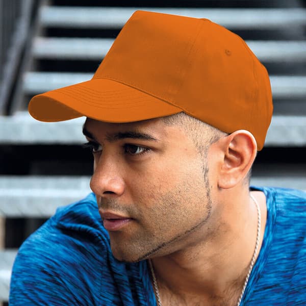 Result Unisex Core Houston 5 Panel Printers Baseball Cap