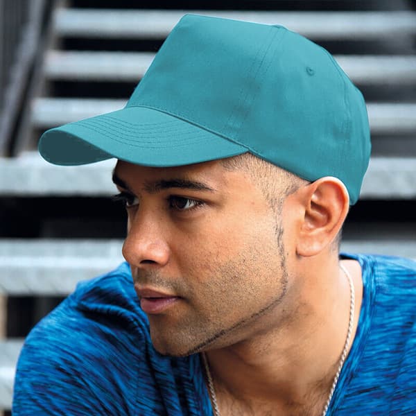 Result Unisex Core Houston 5 Panel Printers Baseball Cap