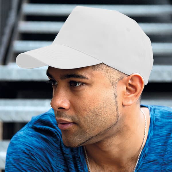 Result Unisex Core Houston 5 Panel Printers Baseball Cap