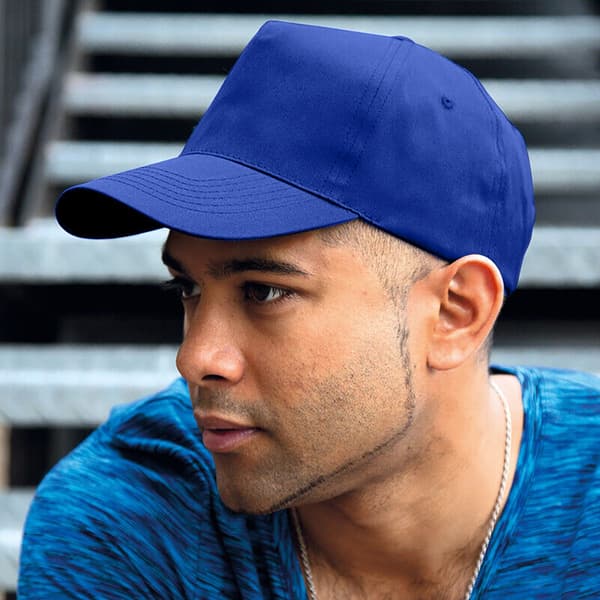 Result Unisex Core Houston 5 Panel Printers Baseball Cap