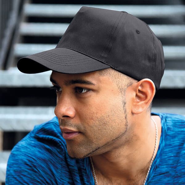 Result Unisex Core Houston 5 Panel Printers Baseball Cap