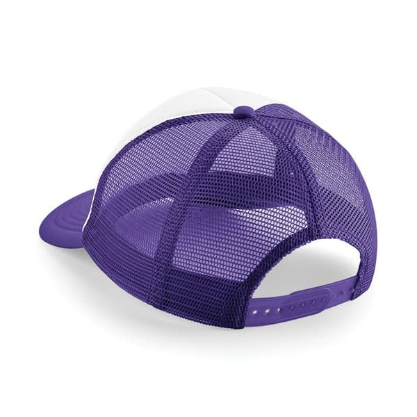 Beechfield Vintage Plain Snap-Back Trucker Cap (Pack of 2)