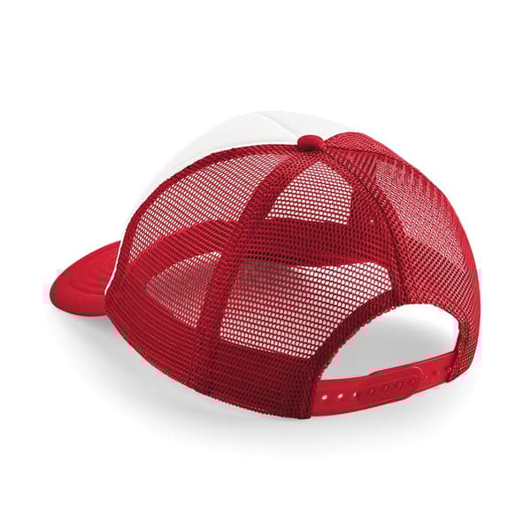 Beechfield Vintage Plain Snap-Back Trucker Cap (Pack of 2)