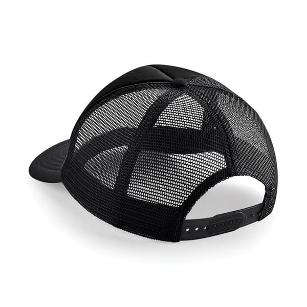 Beechfield Vintage Plain Snap-Back Trucker Cap (Pack of 2)