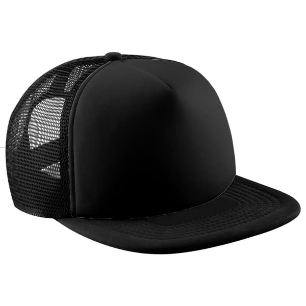 Beechfield Vintage Plain Snap-Back Trucker Cap (Pack of 2)