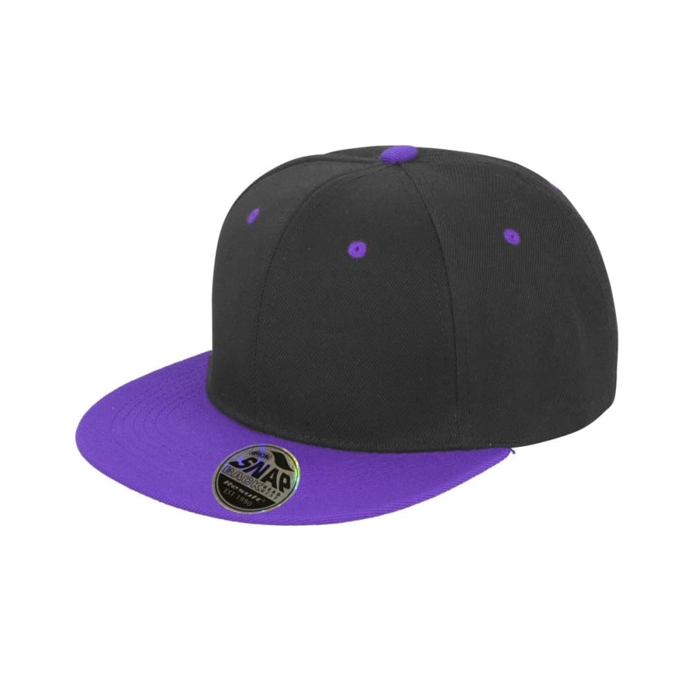 Result Unisex Core Bronx Original Flat Peak Snapback Dual Colour Cap (2 st.)