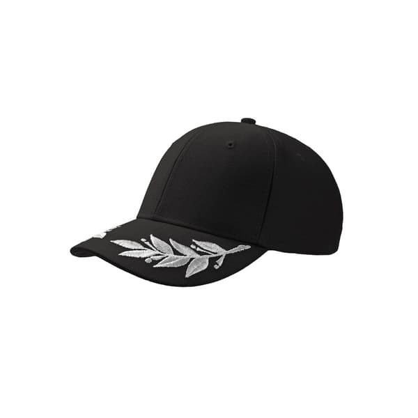 Atlantis Winner Laurel Embroidered Cap Black One Size