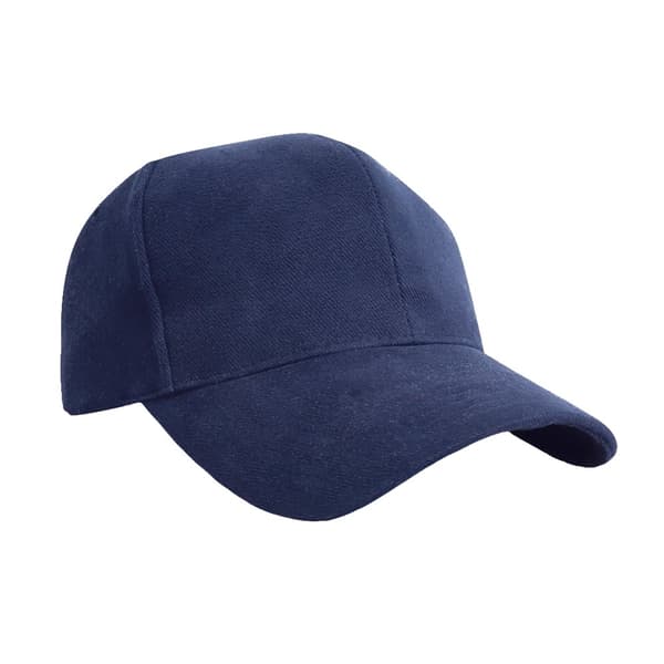 Result Pro Style Heavy Brushed Cotton Baseball Cap (Pack of 2) Navy Blue One Size
