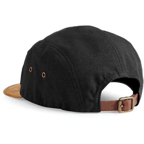 Beechfield Suede Peak 5 Panel Baseball Cap