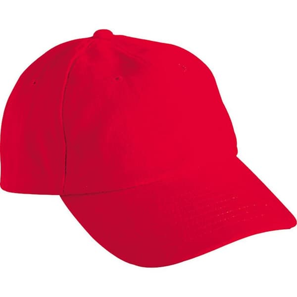Myrtle Beach Vuxna Unisex 6 Panel Raver Cap Signal Red One Size