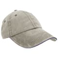 Miniatyrbilde 1 av 2: Result Washed Fine Line Cotton Baseball Cap With Sandwich Peak (Pack of 2)