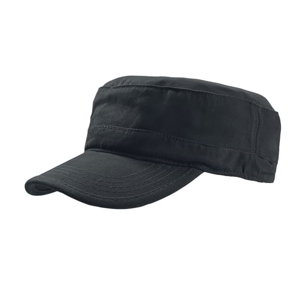 Atlantis Tank Brushed Cotton Military Cap (Pack of 2) Black One Size