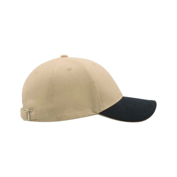 Atlantis Liberty Sandwich Heavy Brush Cotton 6 Panel Cap (Pack Of 2)