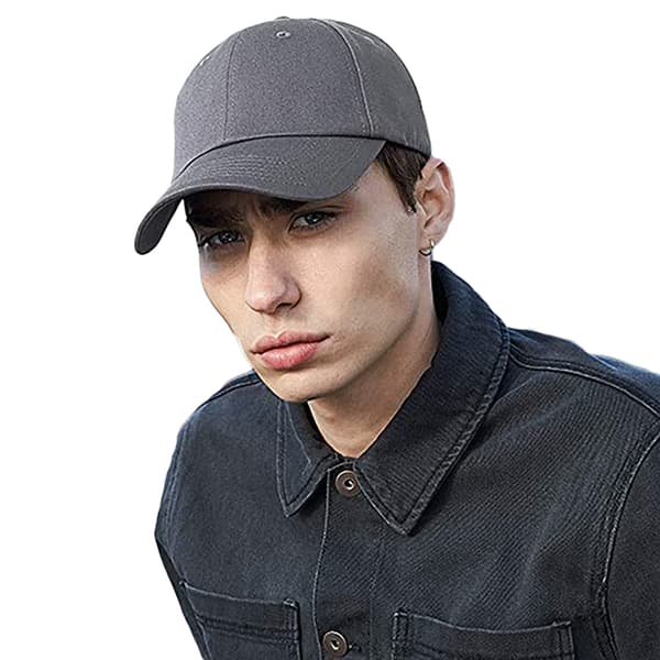 Beechfield Unisex Authentic 6 Panel Baseball Cap (pakke med 2)