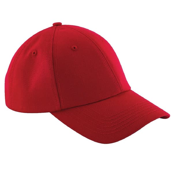 Beechfield Unisex Authentic 6 Panel Baseball Cap (pakke med 2)