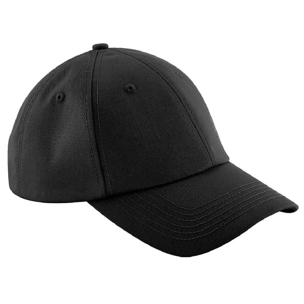Beechfield Unisex Authentic 6 Panel Baseball Cap (pakke med 2)