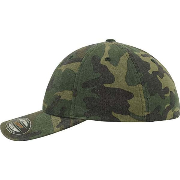 Flexfit Garment Washed Camo Baseball Cap (Pack of 2)