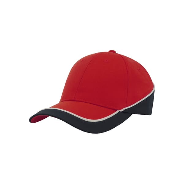 Atlantis Racing Teamwear 6 Panel Cap Red/Navy One Size