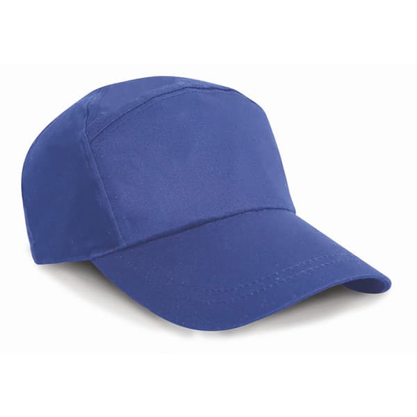 Result Unisex Plain Baseball Cap Royal One Size
