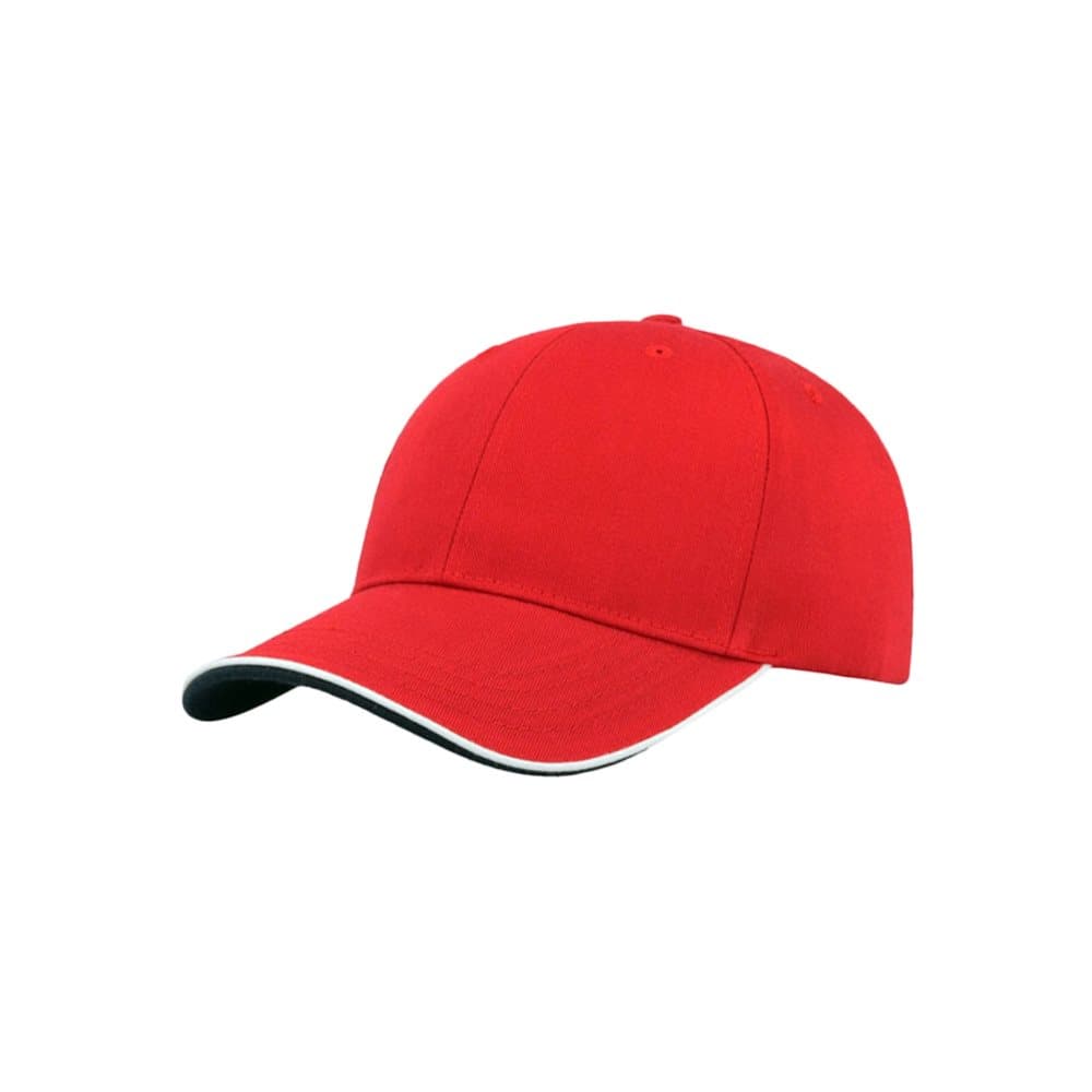 Atlantis Zoom Piping Sandwich Sports 6 Panel Contrast Baseball Cap