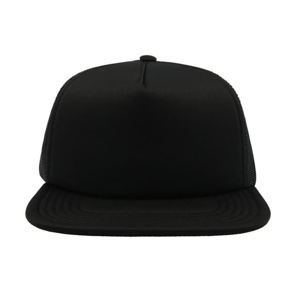 Atlantis Unisex Snap 90s Flat Visor 5 Panel Trucker Cap