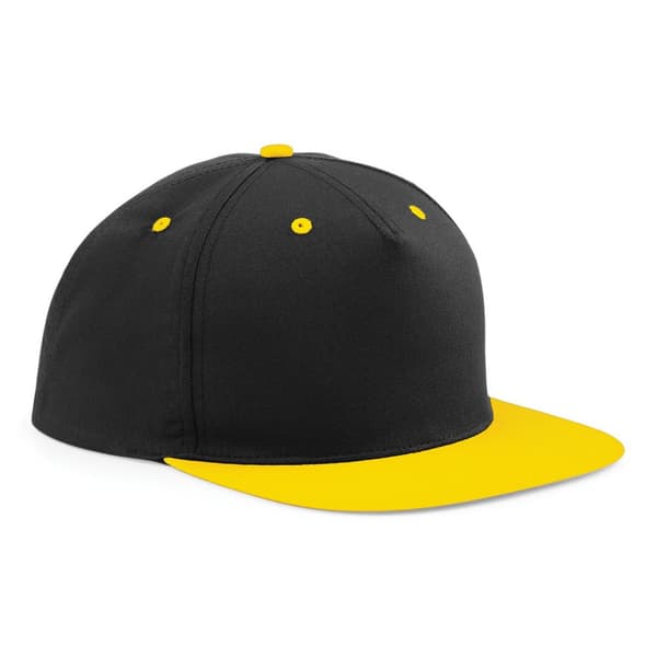 Beechfield Unisex 5 Panel Contrast Snapback Cap
