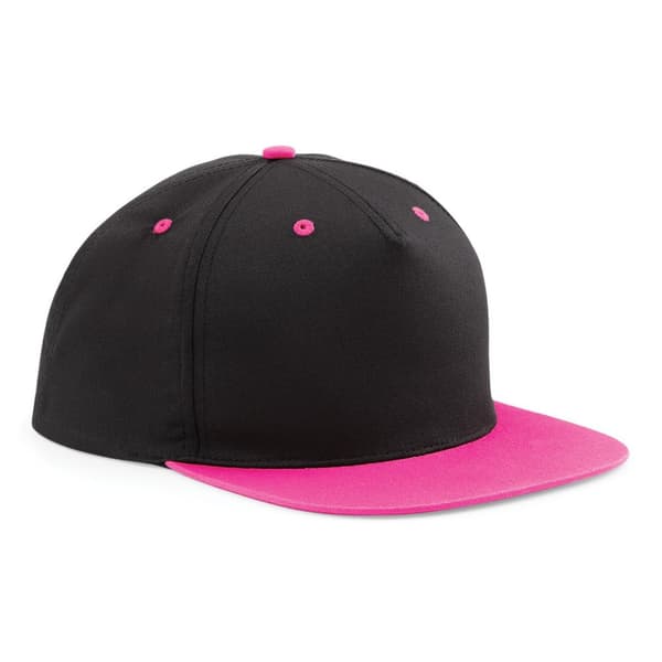 Beechfield Unisex 5 Panel Contrast Snapback Cap