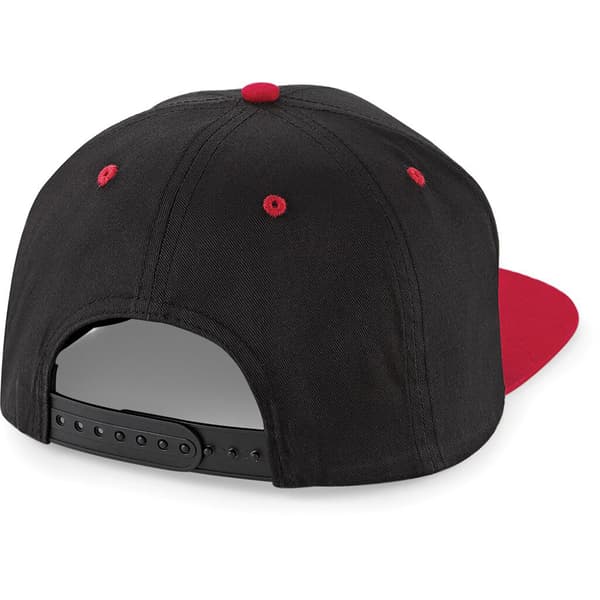 Beechfield Unisex 5 Panel Contrast Snapback Cap