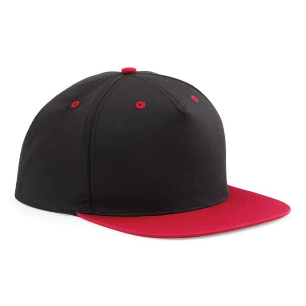 Beechfield Unisex 5 Panel Contrast Snapback Cap