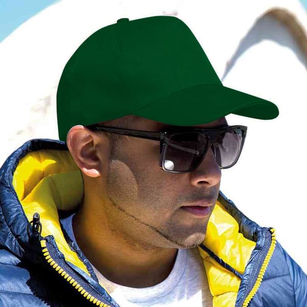 Result Unisex Core Boston 5 Panel Printers Baseball Cap