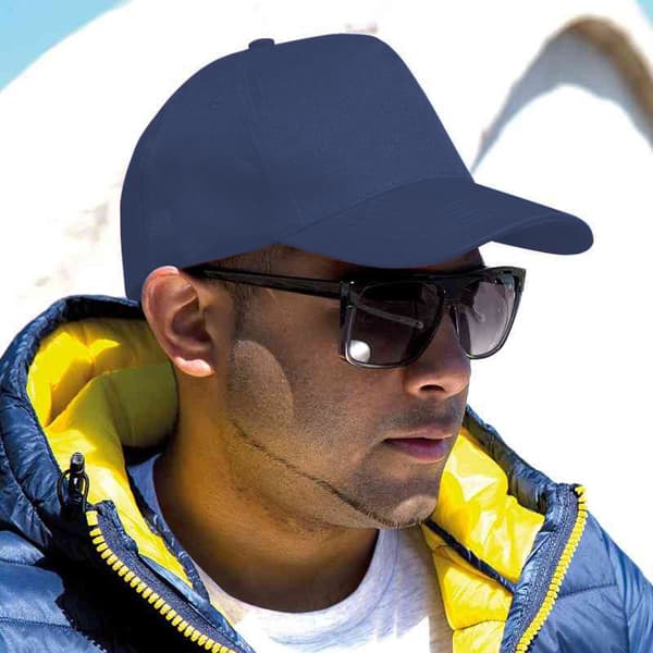 Result Unisex Core Boston 5 Panel Printers Baseball Cap