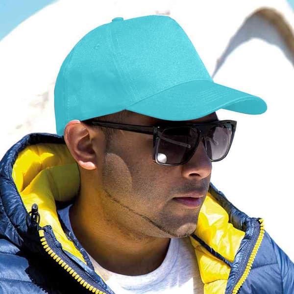 Result Unisex Core Boston 5 Panel Printers Baseball Cap