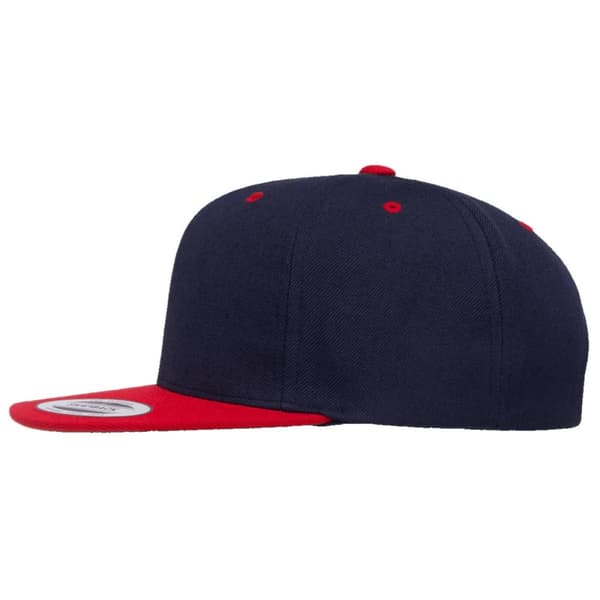 Yupoong Mens The Classic Premium Snapback 2-Tone Cap