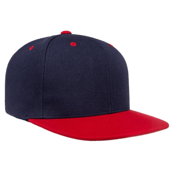 Yupoong Mens The Classic Premium Snapback 2-Tone Cap