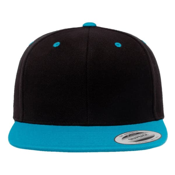 Yupoong Mens The Classic Premium Snapback 2-Tone Cap