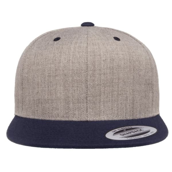 Yupoong Mens The Classic Premium Snapback 2-Tone Cap