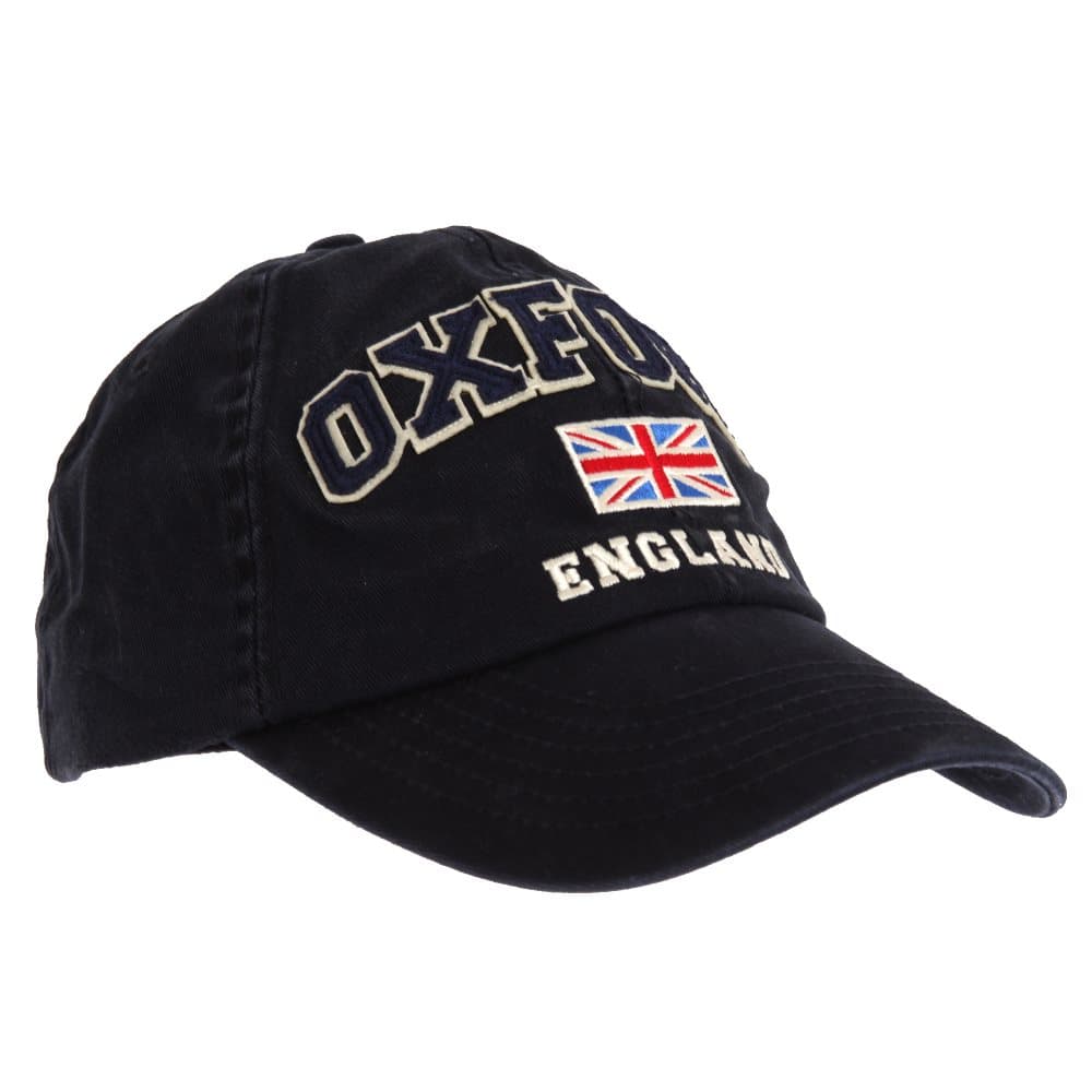 Unisex Navy Blue Oxford England Union Flag Cap