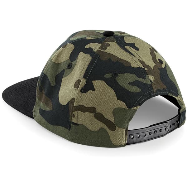 Beechfield Camouflage Retro Snapback Cap