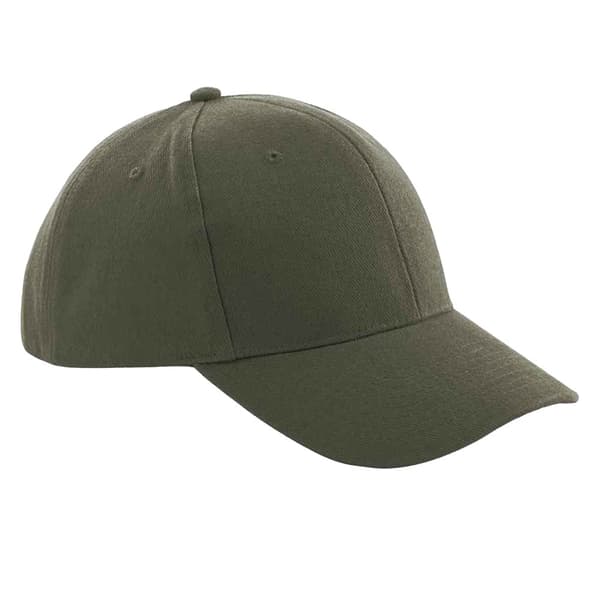 Beechfield Unisex Pro-Style Heavy Brushed Cotton Baseball Cap / Headwear
