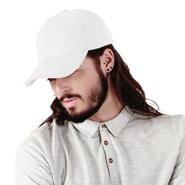 Beechfield Unisex Pro-Style Heavy Brushed Cotton Baseball Cap / Headwear