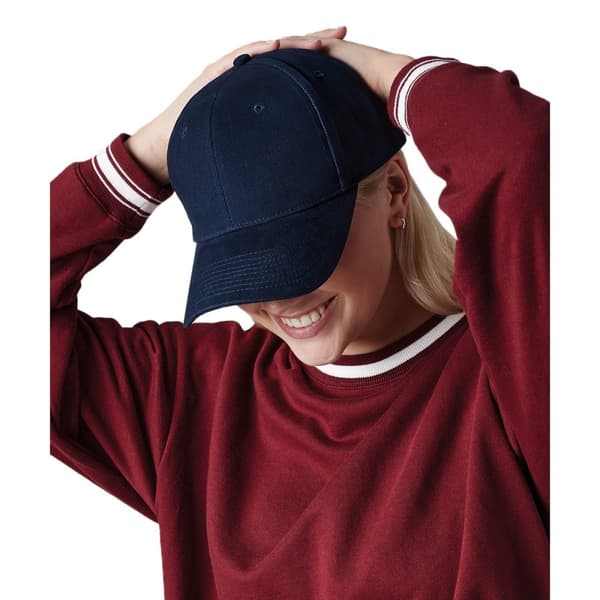 Beechfield Unisex Pro-Style Heavy Brushed Cotton Baseball Cap / Headwear
