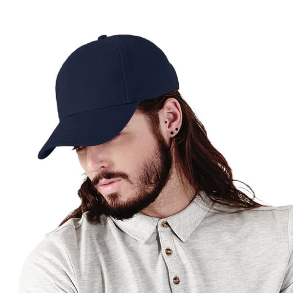 Beechfield Unisex Pro-Style Heavy Brushed Cotton Baseball Cap / Headwear