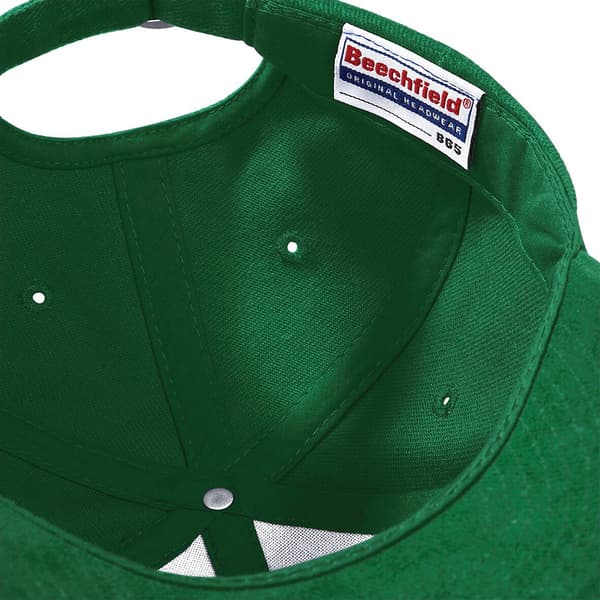 Beechfield Unisex Pro-Style Heavy Brushed Cotton Baseball Cap / Headwear
