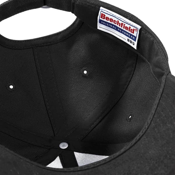 Beechfield Unisex Pro-Style Heavy Brushed Cotton Baseball Cap / Headwear