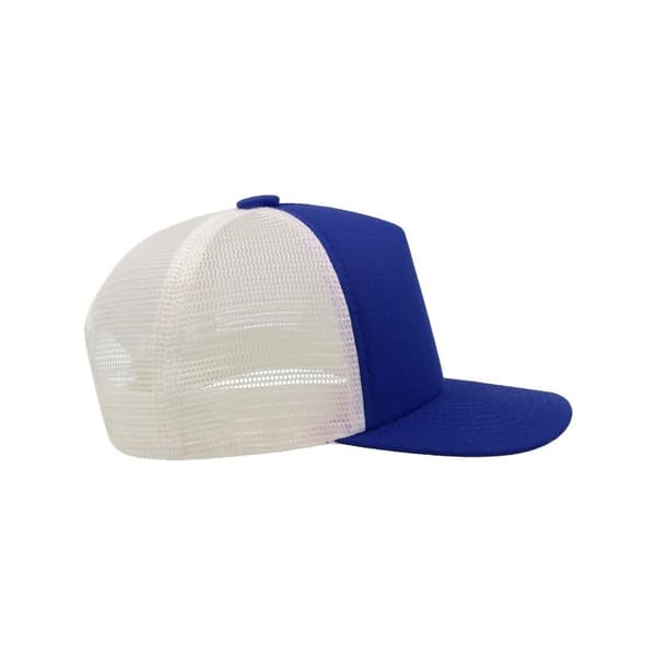 Atlantis Record Mid Visor 5 Panel Trucker Cap (Pack of 2)