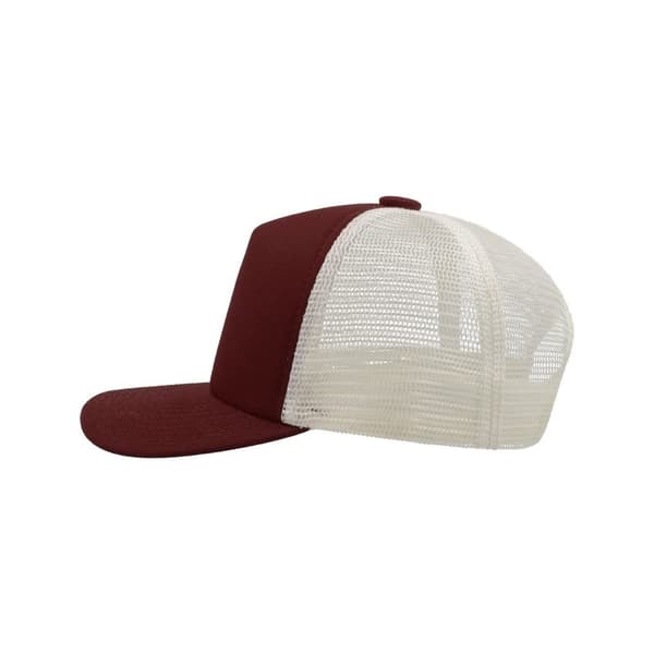 Atlantis Record Mid Visor 5 Panel Trucker Cap (pakke med 2)