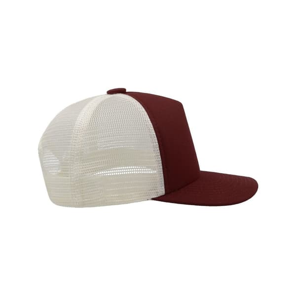 Atlantis Record Mid Visor 5 Panel Trucker Cap (pakke med 2)