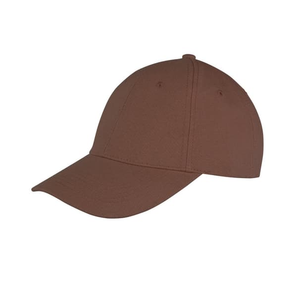 Result Unisex Core Memphis 6 Panel Baseball Cap (pakke med 2) Chocolate One Size